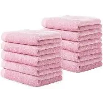 Yoofoss Luxury Washcloths Towel Set 10 Pack Baby Wash Cloth for Bathroom-Hotel-Spa-Kitchen Multi-Purpose Fingertip Towels Face Cloths