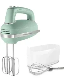 Vintage Style 5-Speed Electric Hand Mixer,Powerful 1.3 Amp DC Motor for Effortless Mixing Consistent Speed in Thick Ingredients