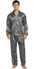 Tony & Candice Men's Classic Satin Pajama Set