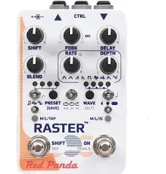 Red Panda Raster 2 Digital Delay Pedal