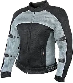 Xelement CF507 Women's 'Guardian' Black and Grey Mesh Jacket with X-Armor Protection - 3X-Large