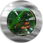 Vandue Corporation Brushed Aluminum Deluxe Wall Mounted Fish Tank