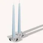 Hyoola Tall Taper Candles Blue Unscented Dripless Taper Candles