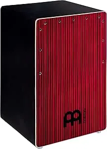 Meinl Percussion Jumbo Backbeat Bass Cajon Box Drum with Ported Sound Hole and Snares — NOT Made in China — for Acoustic Music, 2-Year Warranty (JBBCCS)