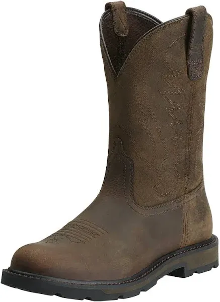 Men's Ariat Groundbreaker Work Boots 8 Brown