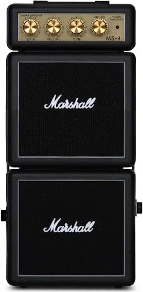 Marshall MS4 Battery-Powered Mini Micro Full Stack Guitar Amplifier