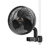 Spider Farmer 6 Inch Grow Tent Clip On Fan Cooling Auto Oscillation Adjustable