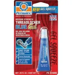 Permatex 24835 Medium Strength Threadlocker Blue Gel, 35 g