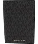 Michael Kors Outlet Logo Passport Wallet in Black - One Size