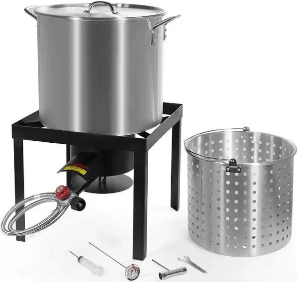 Barton 64 Qt Aluminum Turkey Deep Fryer