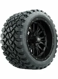 GTW Diesel 14 inch Golf Cart Wheels and Tires Combo