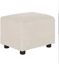 Evolur Holland Upholstered Ottoman