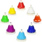 ENNBOM Desk Bells Hand Bells 8 Notes Music Bells Percussion Instrument Musical T