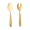 Martellato Gold Tone 2 Piece Salad Server Set