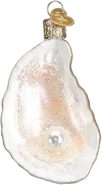 Old World Christmas Oyster with Pearl Glass Ornament