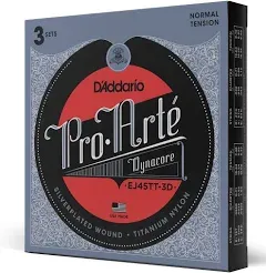 D&#039;Addario EJ45TT Pro Arte Dynacore - Concert Guitar String Set