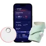 Owlet Dream Sock - Smart Baby Monitor View Heart Rate and Average Oxygen O2 as Sleep Quality Indicators. Wakings, Movement, and Sleep State. Digital Sleep Coach and Sleep Assist Prompts - Mint