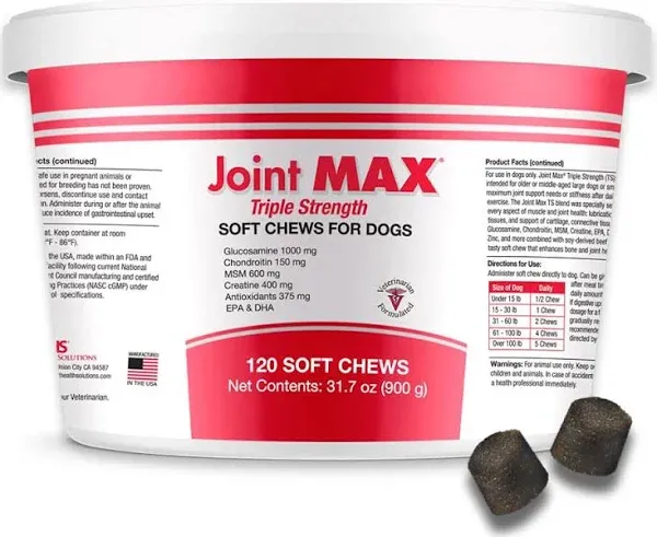 Joint MAX Triple Strength Soft Chews