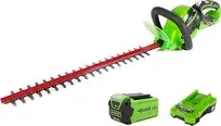 Greenworks G-Max 40V 24-Inch Cordless Rotating Hedge Trimmer (22262)