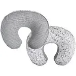 Boppy Luxe Feeding and Infant Support Pillow, Grey Brushstrokes Pennydots