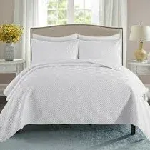 Exclusivo Mezcla Quilt Set Pattern Ultrasonic Lightweight Bedspreads