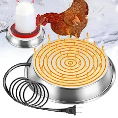 Chicken Water Heater Winter Chicken Waterer Heated Base