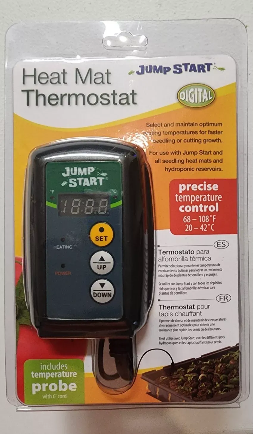 Jump Start MTPRTC Digital Controller Germination Heat Mat Thermostat