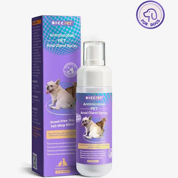 Hicc Pet Anal Gland Spray for Dogs & Cats