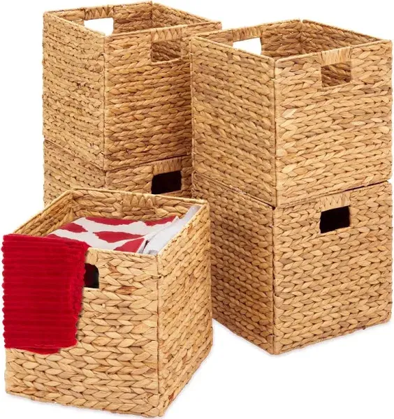 Best Choice Products Hyacinth Storage Baskets Set of 5