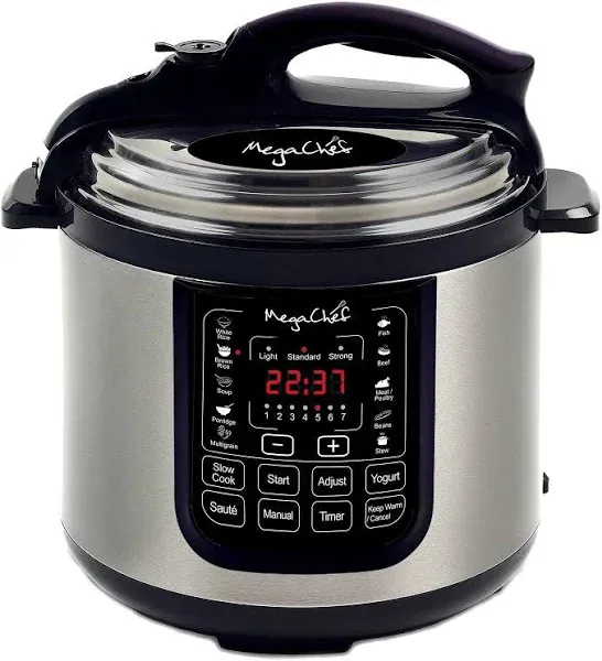 MCPR120A 8 Quart Digital Pressure Cooker with 13 Pre-Set Multi Function Features