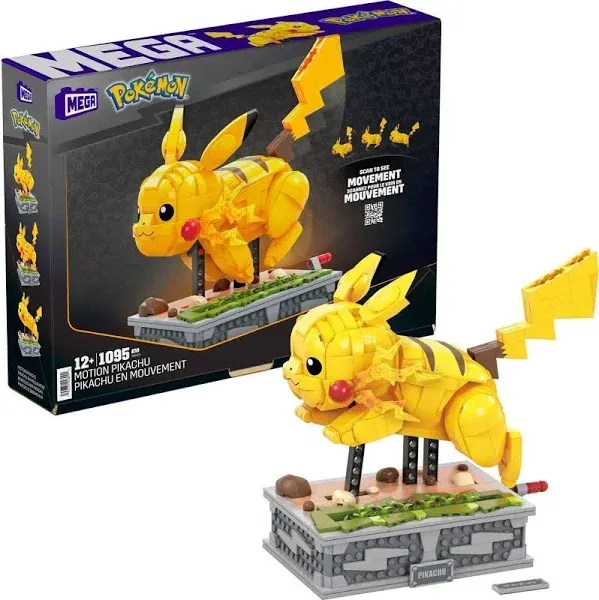 Mega Pokemon Motion Pikachu Building Set