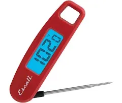 Escali Compact Folding Digital Folding Thermometer - Red