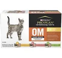 Purina Pro Plan Veterinary Diets OM Savory Selects Wet Cat Food Variety Pack