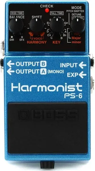 Boss: PS-6 Harmonist Guitar Effect Pedal (Open Box Special)