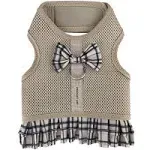 Parisian Pet Dog Cat Harness Step-In Vest, Khaki Dress Plaid, XL Extra Large NWT