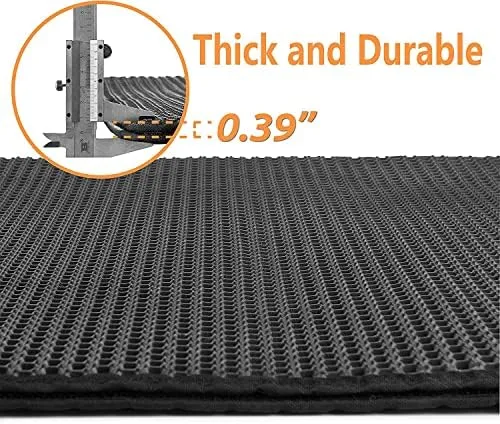 Polarduck Conlun Cat Litter Mat Cat Litter Trapping Mat, Honeycomb Double Layer Design, Urine and Water Proof Material