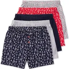 Lucky & Me | Noah Boys Boxer Shorts | Children's 100% Cotton Tagless Underwear | 5 Pack