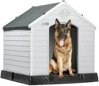 Durable and Waterproof Plastic Dog House