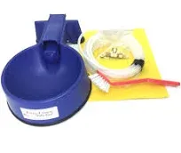 Easy-Clean Auto-Fill Water Bowl with Indoor Installation Kit and 25 Foot of Poly-tubing