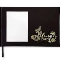 STEEL MILL AND CO. Memorial Book with Picture Frame in Loving Memory Funeral ...