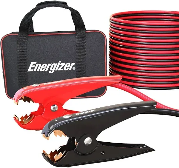 Open-Box ENB125 Energizer 1 Gauge 800A 25ft Heavy Duty Jumper Cables