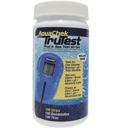 Aquachek 512138 TruTest Digital Reader Swimming Pool Spa 100 Test Strips Refill