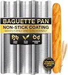 Eparé Baguette Pan for Baking 2022 Design 15" x 11" Nonstick Perforated Bread Pans for Homemade Bread