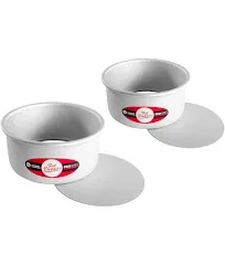 Fat Daddio&#039;s PCC-63SET Anodized Aluminum Round Cheesecake Pans, 2 Piece Set, 6 x