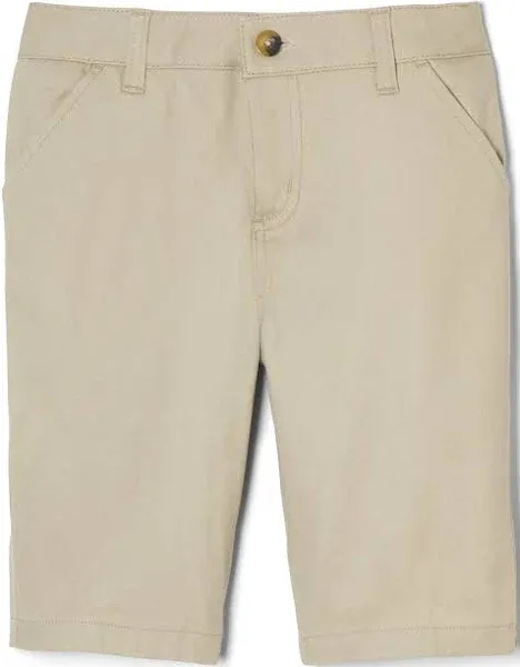 French Toast Girls Khaki Bermuda Shorts Adjustable Waist Size 16 1/2 Plus NWT