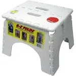 E-Z Foldz Step Stool, 9", White