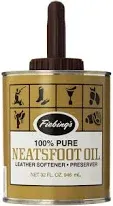 Fiebing&#039;s 100% Pure Neatsfoot Oil, 32 oz. - Natural Leather Preservative