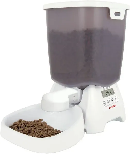 *Cat Mate C3000 Automatic Cat Feeder For Dry Food, Timed Cat &amp; Small Dog Feeder