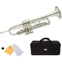 Mendini by Cecilio Bb Trumpet w/Case, Cloth, Oil