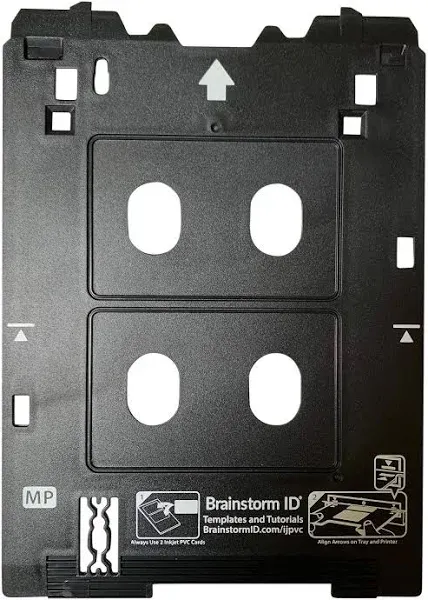 Inkjet PVC Card Tray for Canon PIXMA TS80XX, TS81XX, TS90XX, TS91XX Series Printers (Canon M Tray Printers)